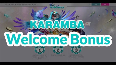 karamba welcome bonus.